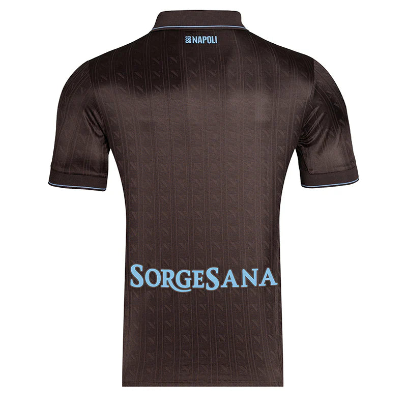 Camisa Napoli Third 25/26 - Torcedor EA7 Masculino - Marrom